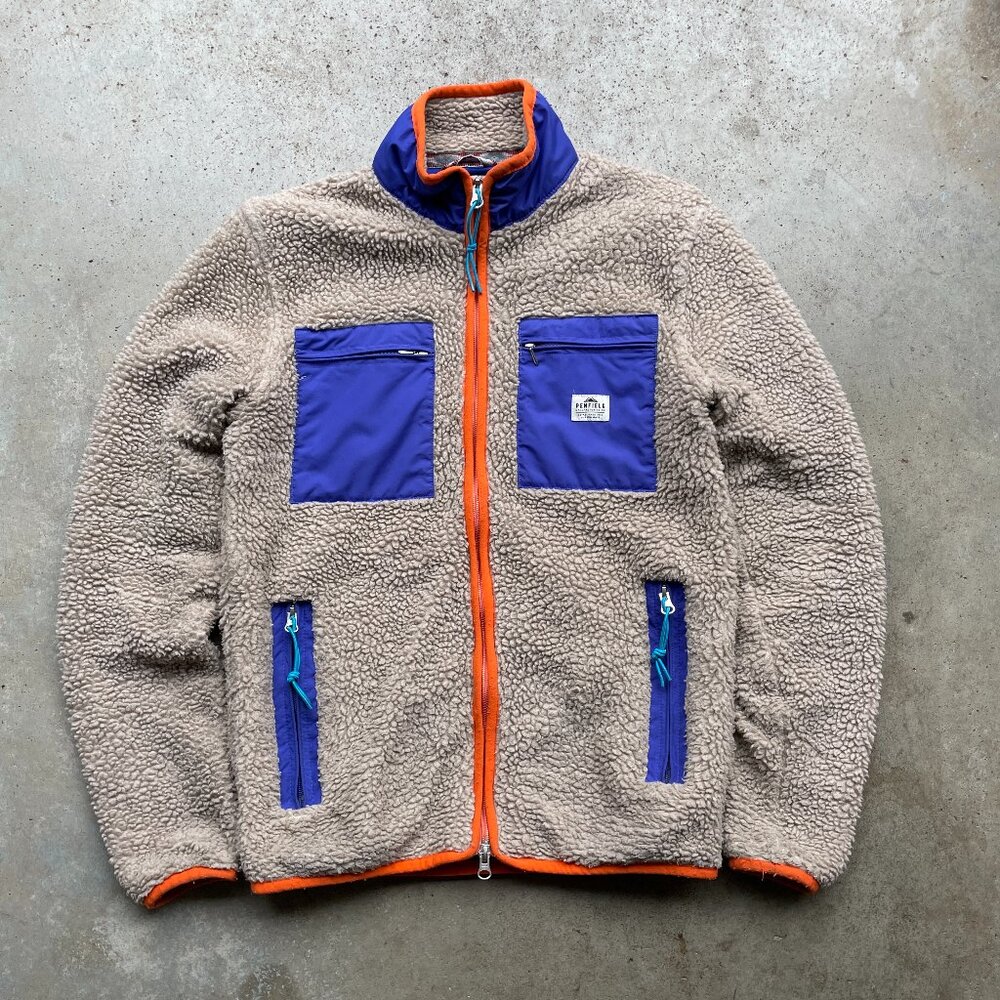 Penfield Fleece Jacket Full Zip Oatmeal Men’s Small Regular Outdoors Hunting
